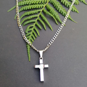 Zirconia Crystal Insert Cross