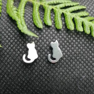 Cat Stud Earrings