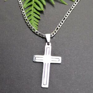 Cut Cross Necklace