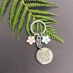 She Believed Keychain