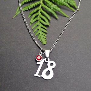 Happy 18th Birthday Necklace