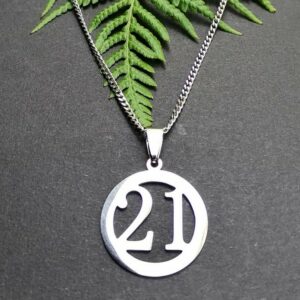 Happy 21st Birthday Necklace