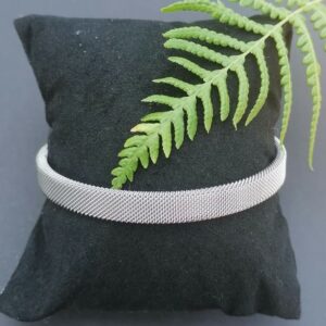 Wide Mesh Bangle