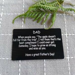 Aluminum engraved credit card