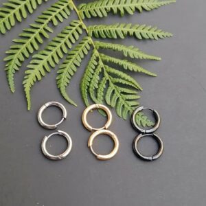 Stainless Steel Hoop Earrings
