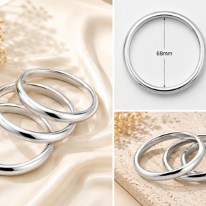 3 x 8mm Bangle - 68cm