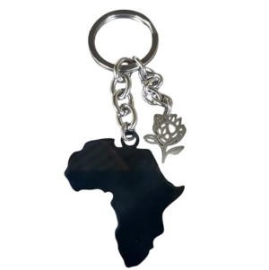 Africa Continent Keyring