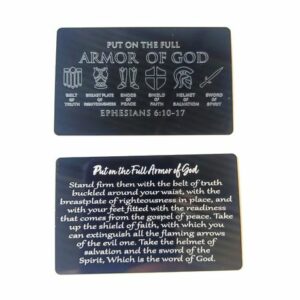 Aluminum engraved credit card