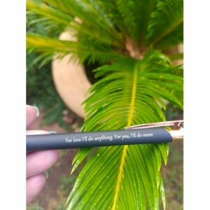 Engraved stylus pen