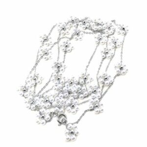 Pearl Flower Pattern Chain