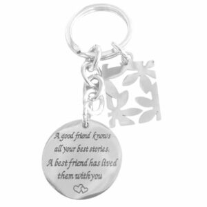 A good friend, a best friend keychain