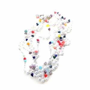 Pearl and Chip Beaded Chain