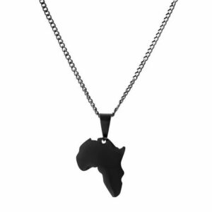 Small Black Africa Necklace