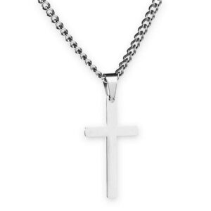 Silver Petite Cross Necklace