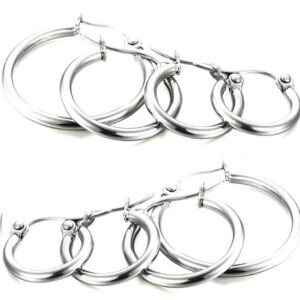Set of 4 Clips Earrings