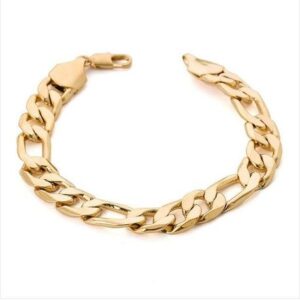 10mm Gold Figaro Bracelet