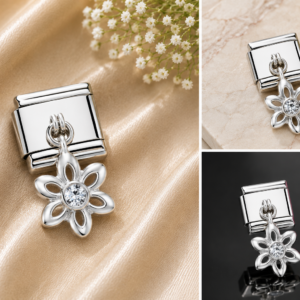 Small Daisy Flower Stretch Charm