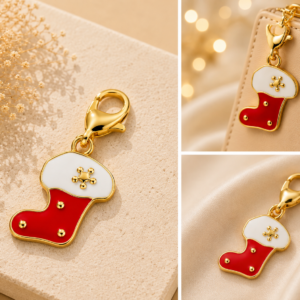 Christmas Stocking Gold Charm
