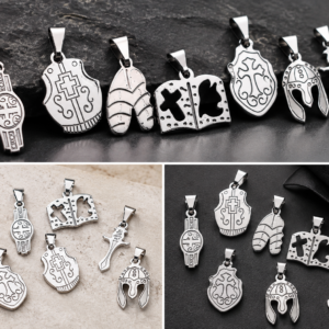 DIY Armor of God Stainless Steel Charm