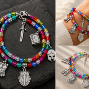 Armor of God Crystal Wrap Bracelet