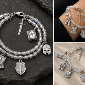 Armor of God Crystal Wrap Bracelet